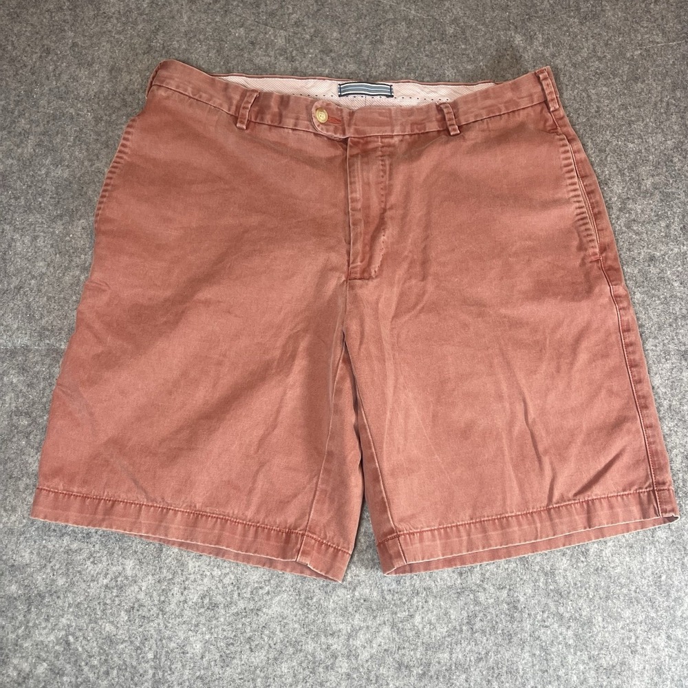 Peter Millar 35 x 9" Red Winston Washed Twill Chino Shorts